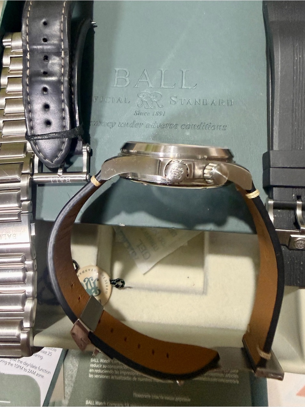 Ball Engineer Master II Diver Worldtimer Auto White Dial Mens Watch DG2022A - Picture 9 of 11
